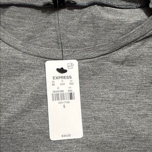 Express Gray Crewneck Tee